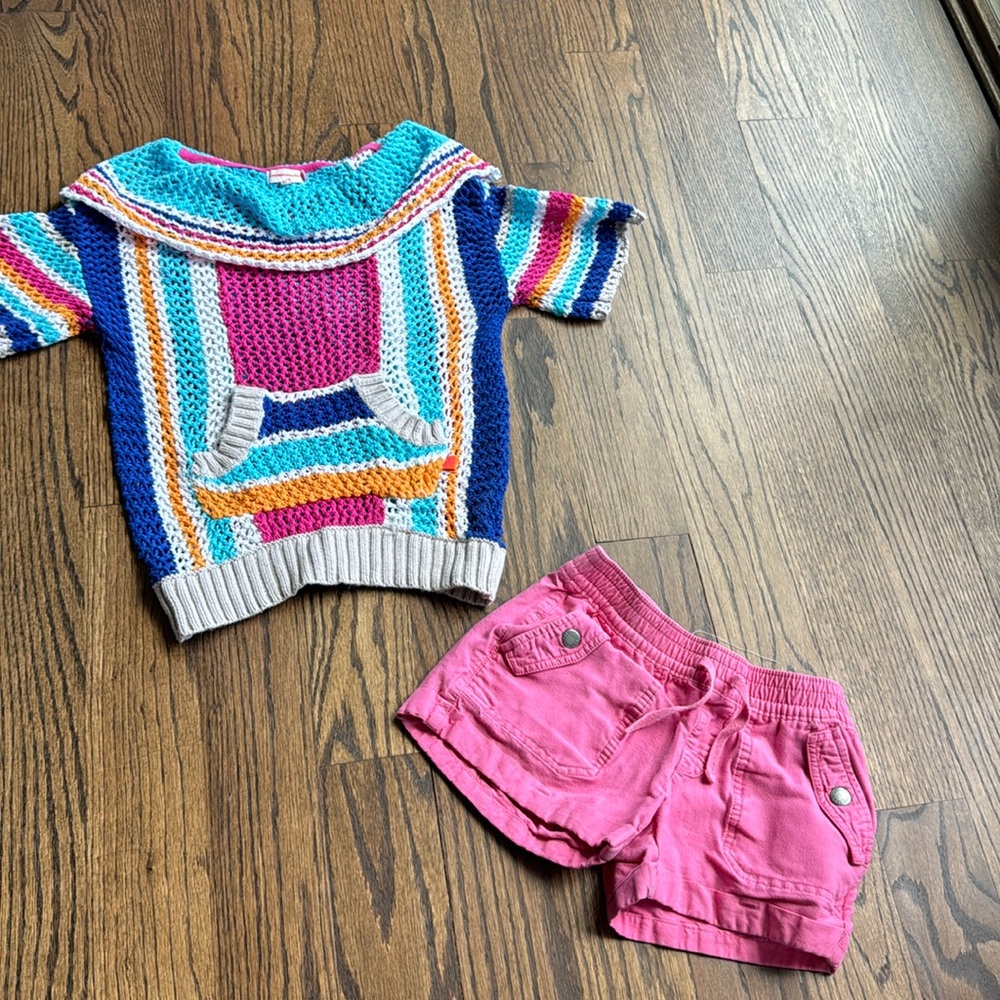Cover up and shorts
